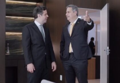 Presidente Cássio apresenta instalações da sede da CAACE ao ex-presidente da OAB-CE, Erinaldo Dantas